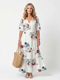 Zoraida | Vestido largo de flores