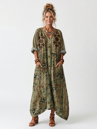 Macarena | Vestido largo estampado