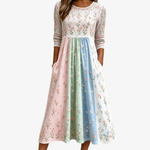 Clementina | Vestido de flores con bolsillos