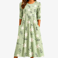 Delfina | Vestido de flores con bolsillos
