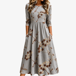 Alejandra | Vestido de flores con bolsillos
