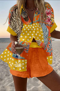 Sagrario | Conjunto de camisa y pantalón corto