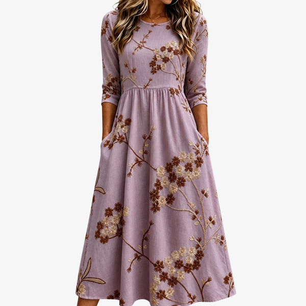 Serafina | Vestido de flores con bolsillos