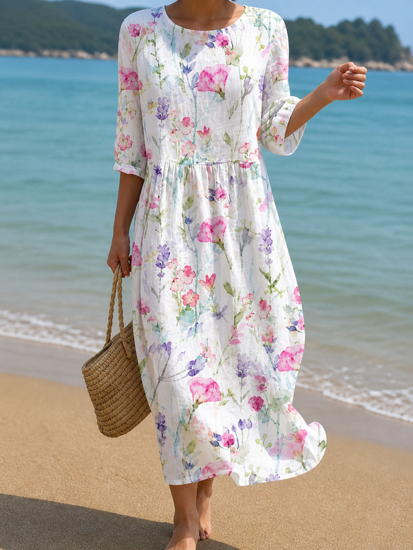 Herminia | Vestido de flores