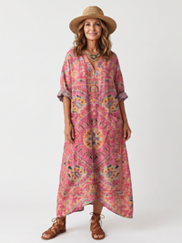 Eulalia | Vestido largo estampado