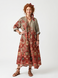 Cayetana | Vestido largo estampado