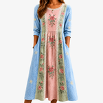 Regina | Vestido de flores con bolsillos