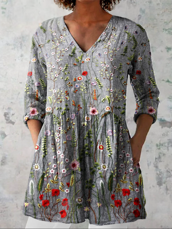 Lana | Blusa larga en V