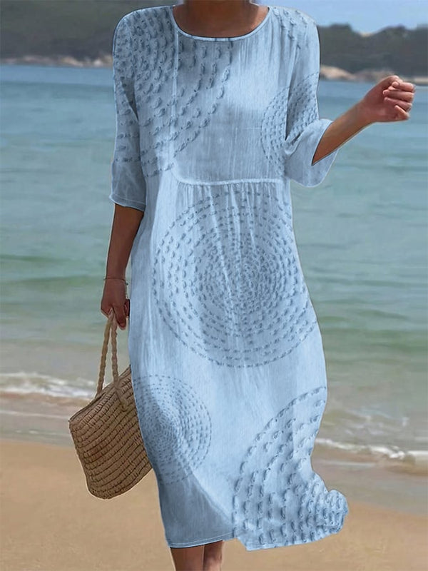 Ángeles | Vestido casual en azul claro