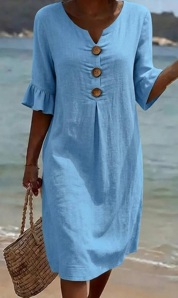 Eva | Vestido casual en azul
