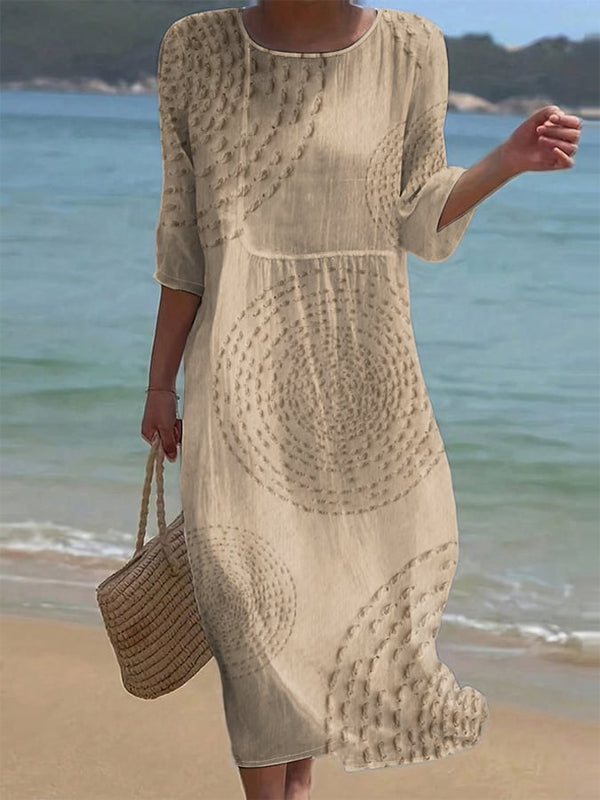 Itziar | Vestido casual en beige