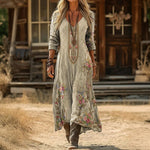 Petra | Vestido largo estampado