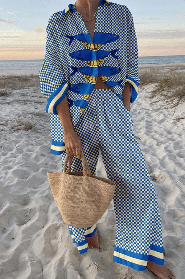 Marcelina | Conjunto de camisa y pantalón
