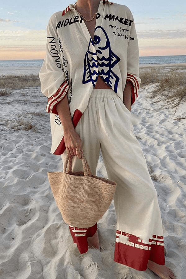 Lorenza | Conjunto de camisa y pantalón