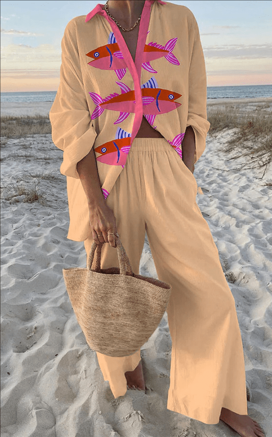Ignacia | Conjunto de camisa y pantalón