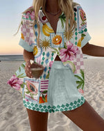 Virginia | Conjunto de camisa y pantalón corto