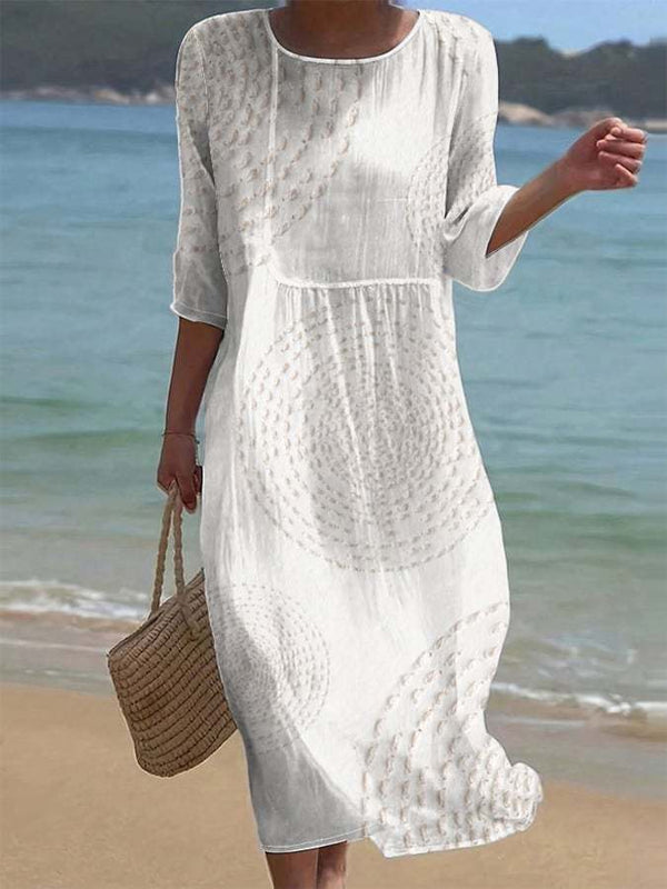 Ainhoa | Vestido casual en blanco