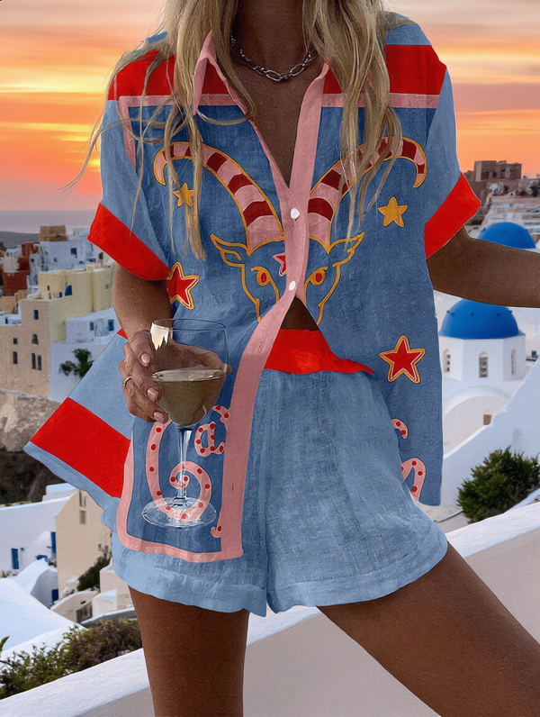 Valentina | Conjunto de camisa y pantalón corto